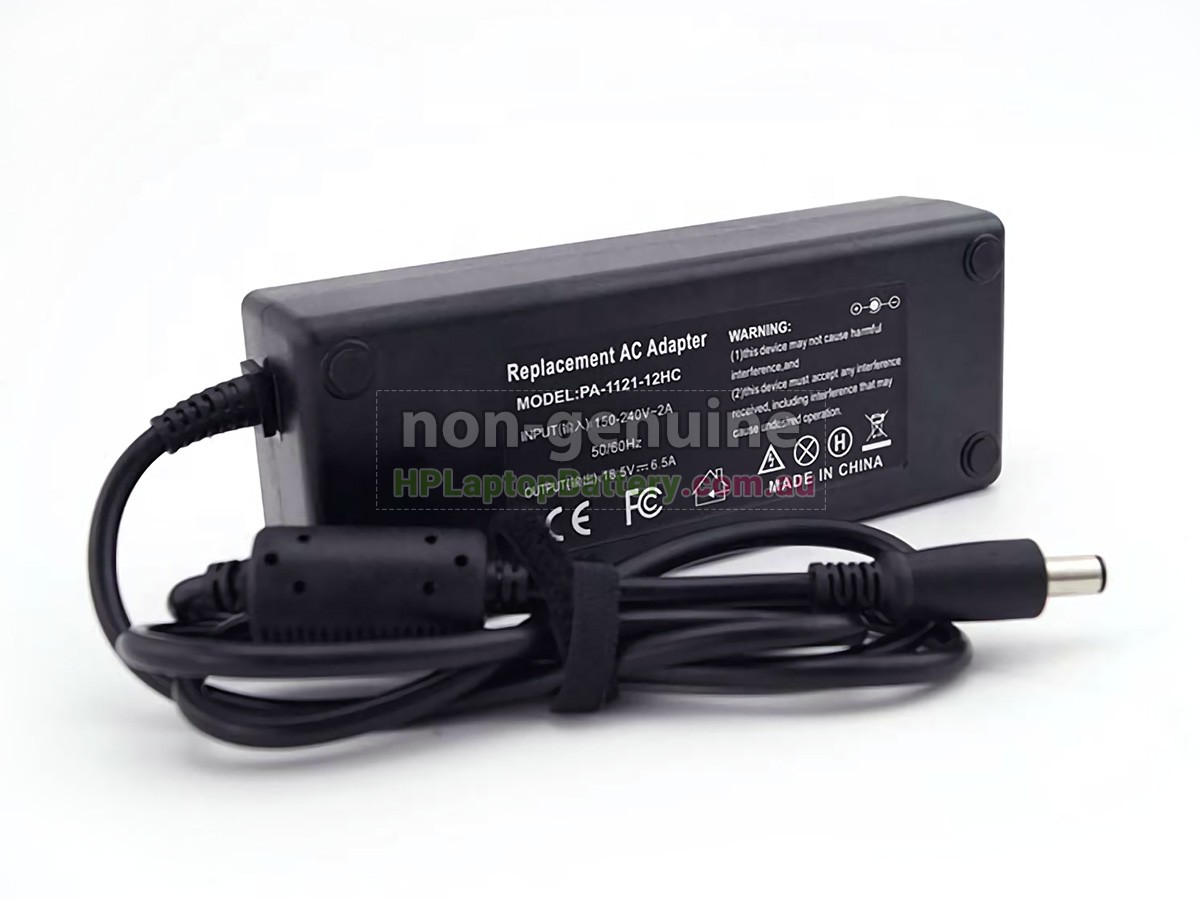Battpit Alimentatore Per PC HP 120W (19.5V, 6.15A) – Sostitutivo Per Envy, Omen 15 – Compatibile Con 384023-001, 463555-002, HSTNN-CA25 – Cavo Incluso