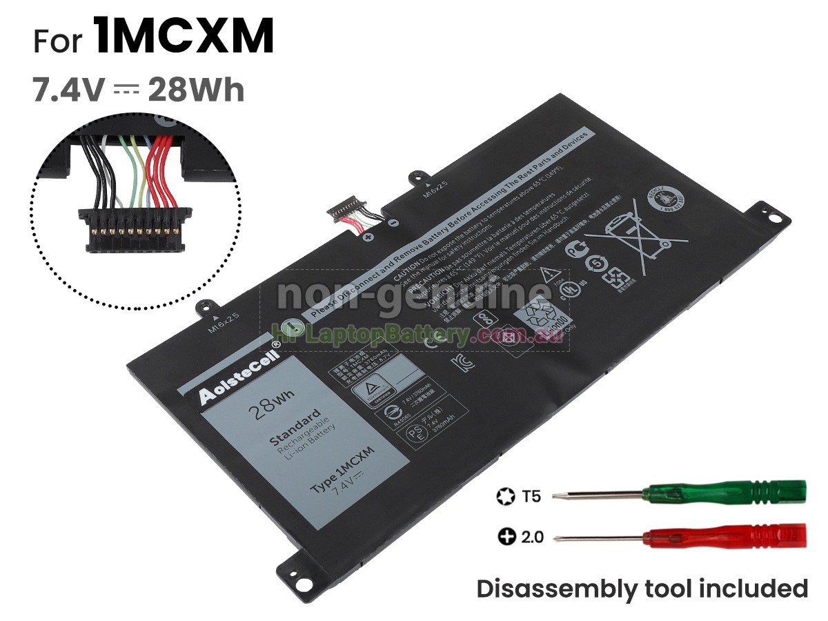 Battery for Dell 1MCXM laptop