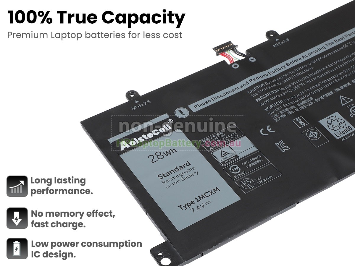 Battery for Dell 1MCXM laptop