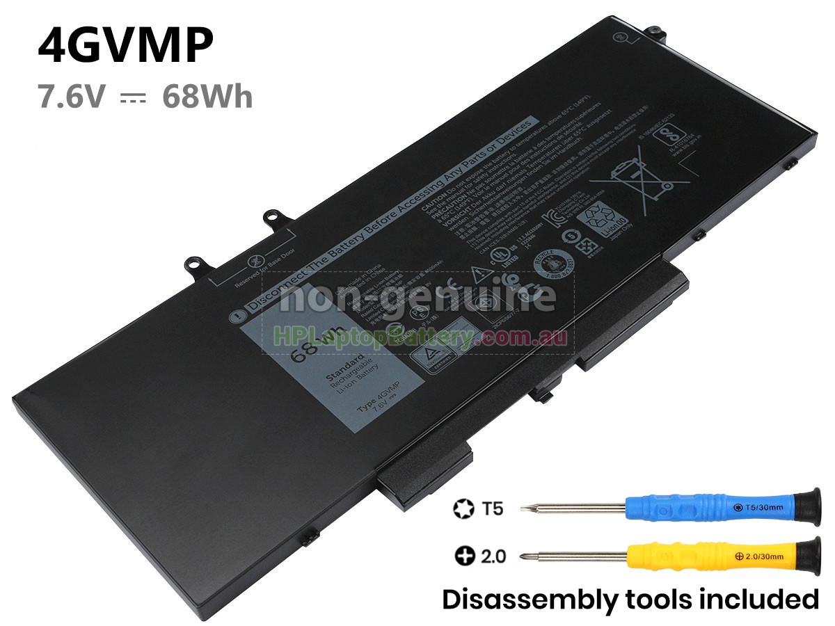 Battery for Dell 4GVMP laptop