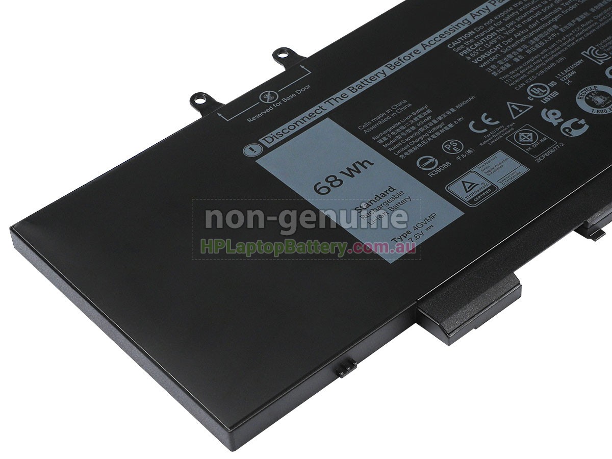 Battery for Dell 4GVMP laptop