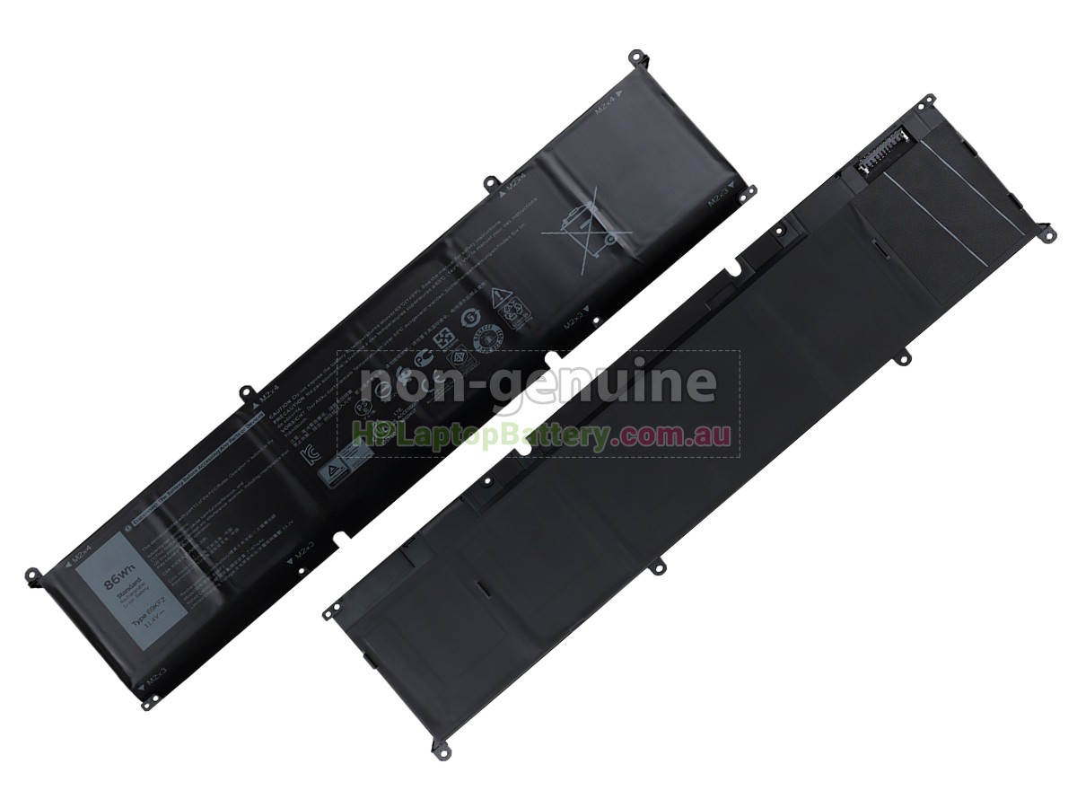 Battery for Dell P106F laptop