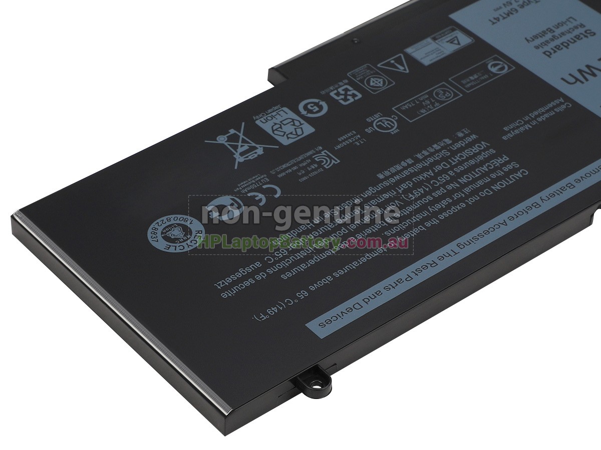 Battery for Dell 6MT4T laptop