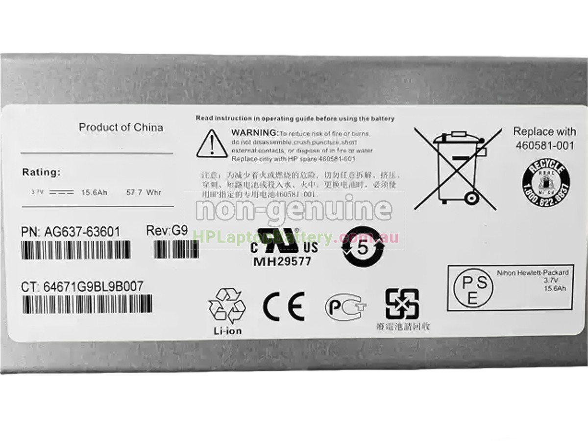 Battery for HP CSPRA-0400 laptop
