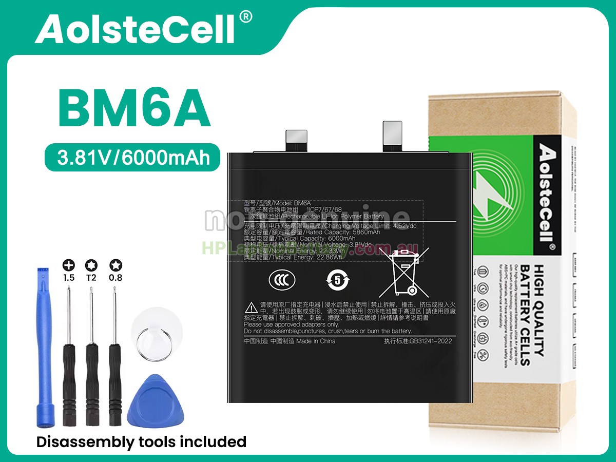 Battery for XiaoMi BM6A laptop
