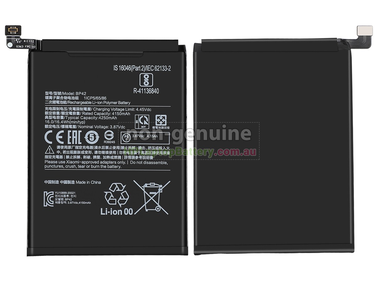 Battery for XiaoMi MI 11 LITE laptop