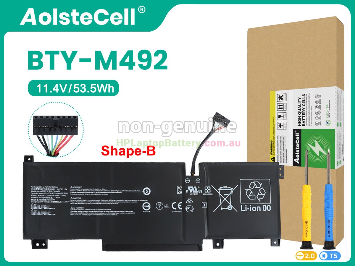 Battery for MSI PRESTIGE 14 A12UC-210PL laptop