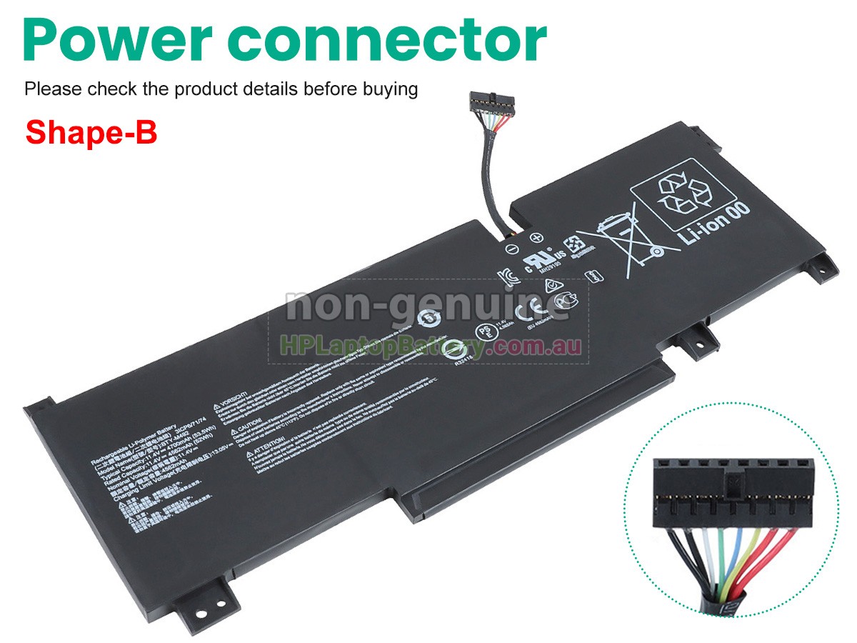 Battery for MSI PRESTIGE 14 A12UC-210PL laptop