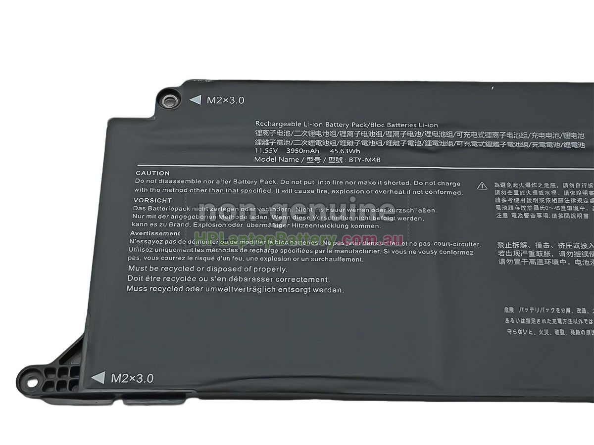 Battery for MSI BTY-M4B laptop