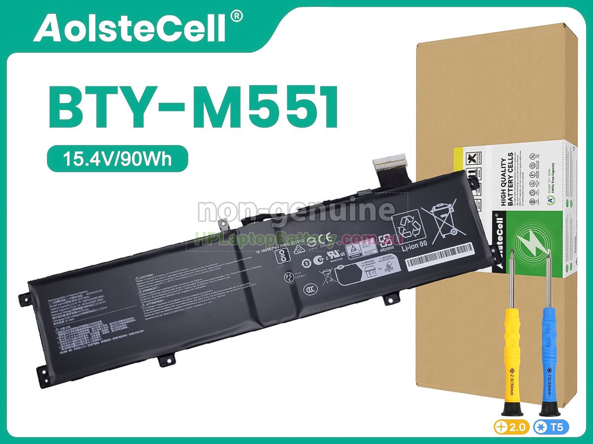 Battery for MSI VECTOR 17 HX A13VHG-609UK laptop