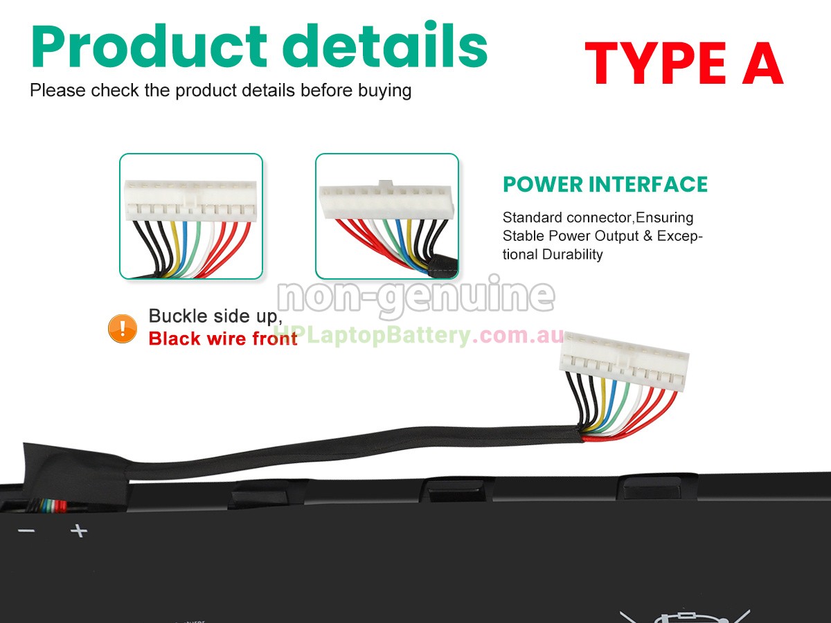 Battery for MSI STEALTH GS77 12UHS laptop