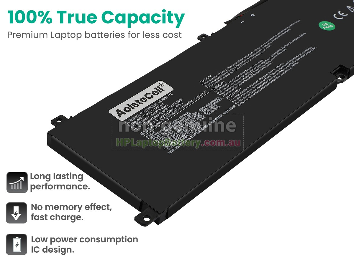 Battery for MSI STEALTH GS77 12UHS laptop