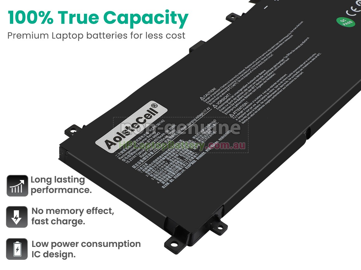 Battery for MSI BTY-M6M3 laptop