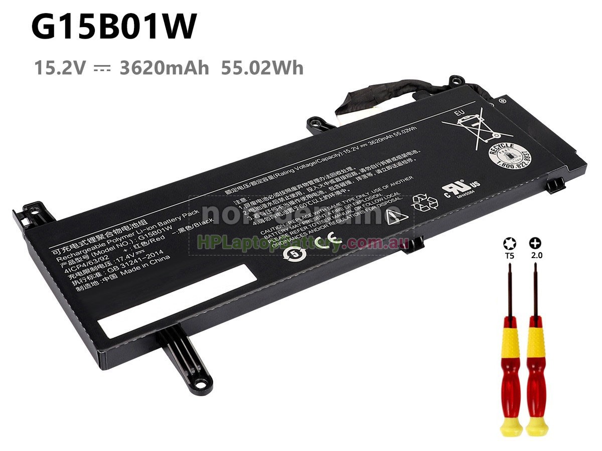 Battery for XiaoMi G15B01W laptop