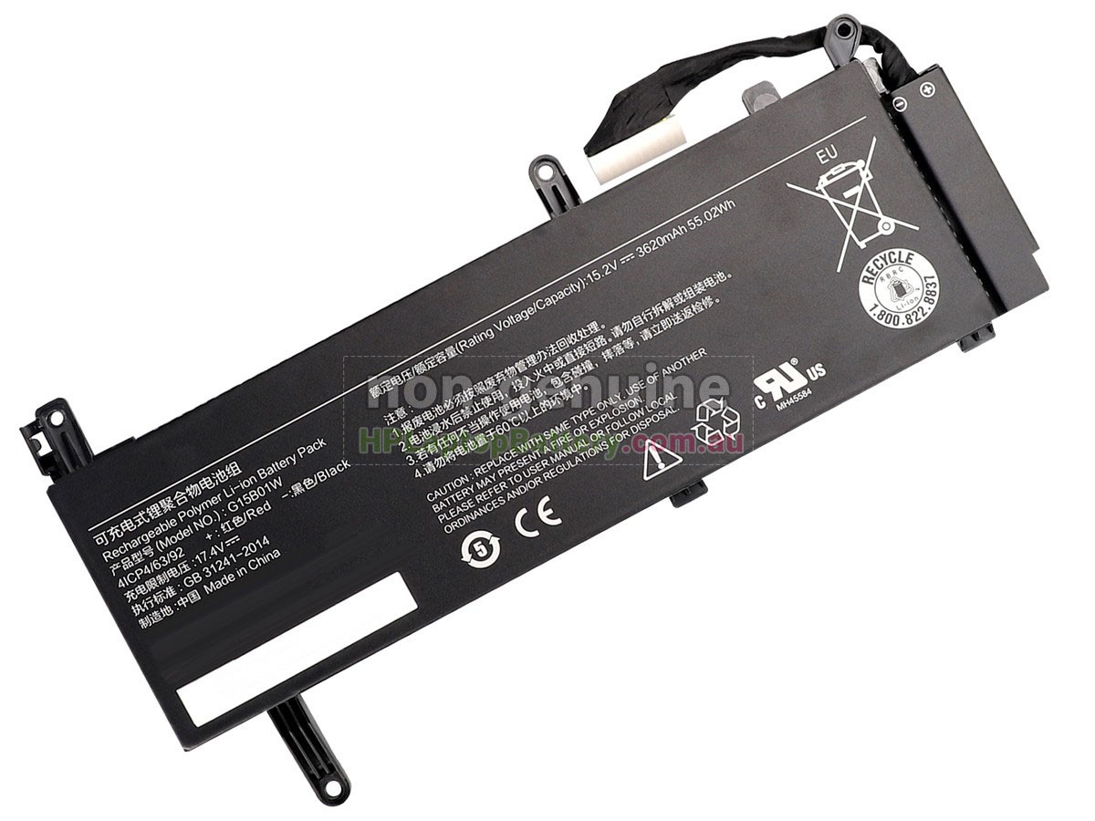 Battery for XiaoMi G15B01W laptop