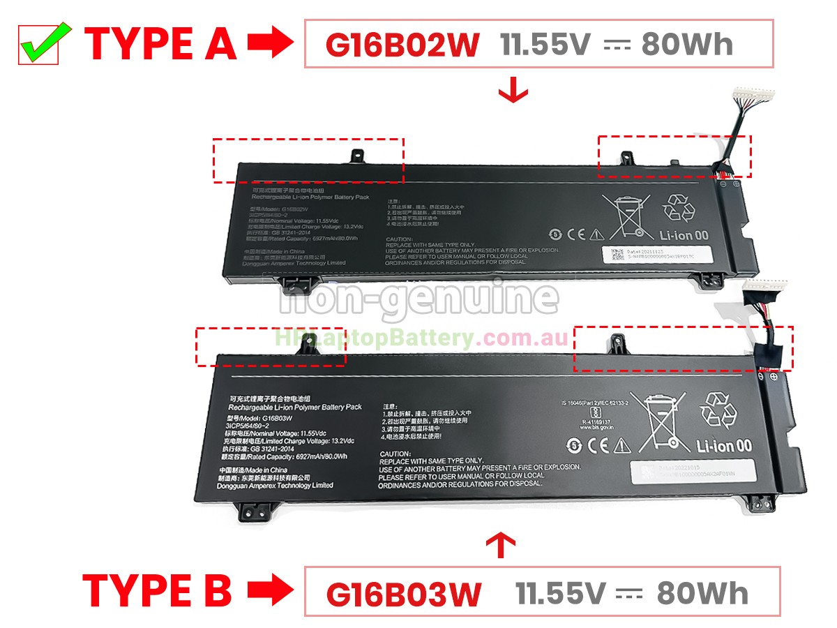 Battery for XiaoMi RMG2213-AD laptop