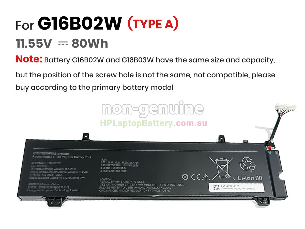 Battery for XiaoMi RMG2213-AD laptop