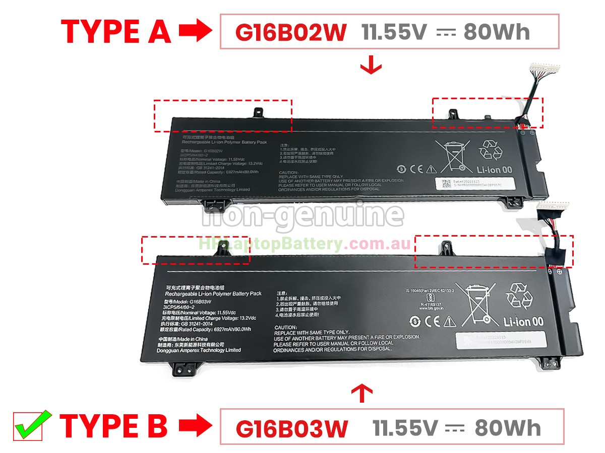 Battery for XiaoMi RMG2213-AD laptop