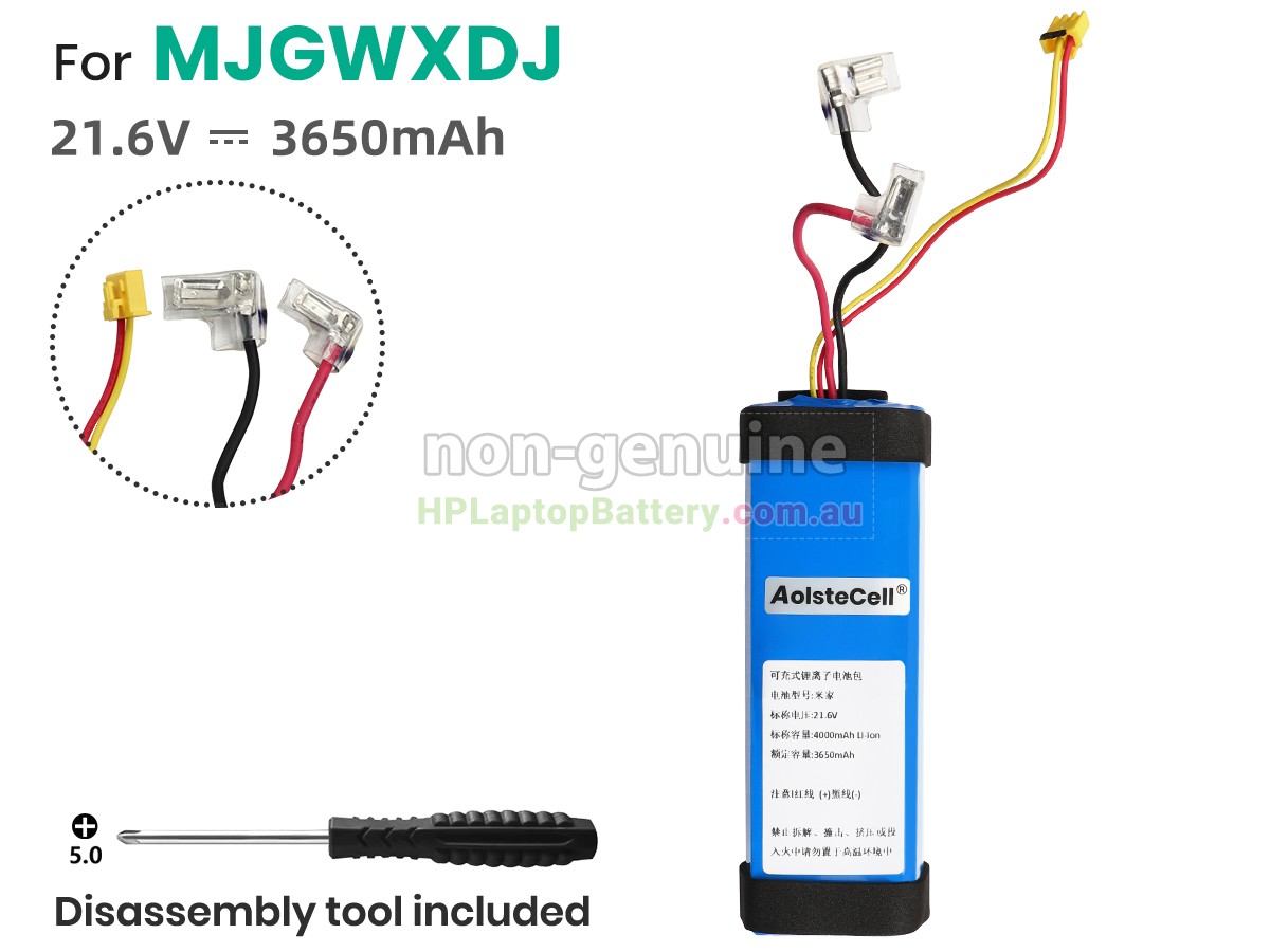 Battery for XiaoMi TRUCLEAN W10 ULTRA WET DRY VACUUM laptop