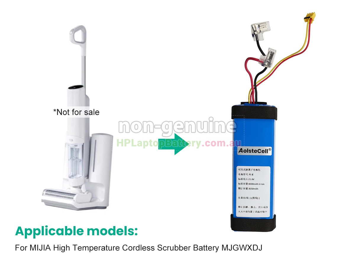 Battery for XiaoMi TRUCLEAN W10 ULTRA WET DRY VACUUM laptop