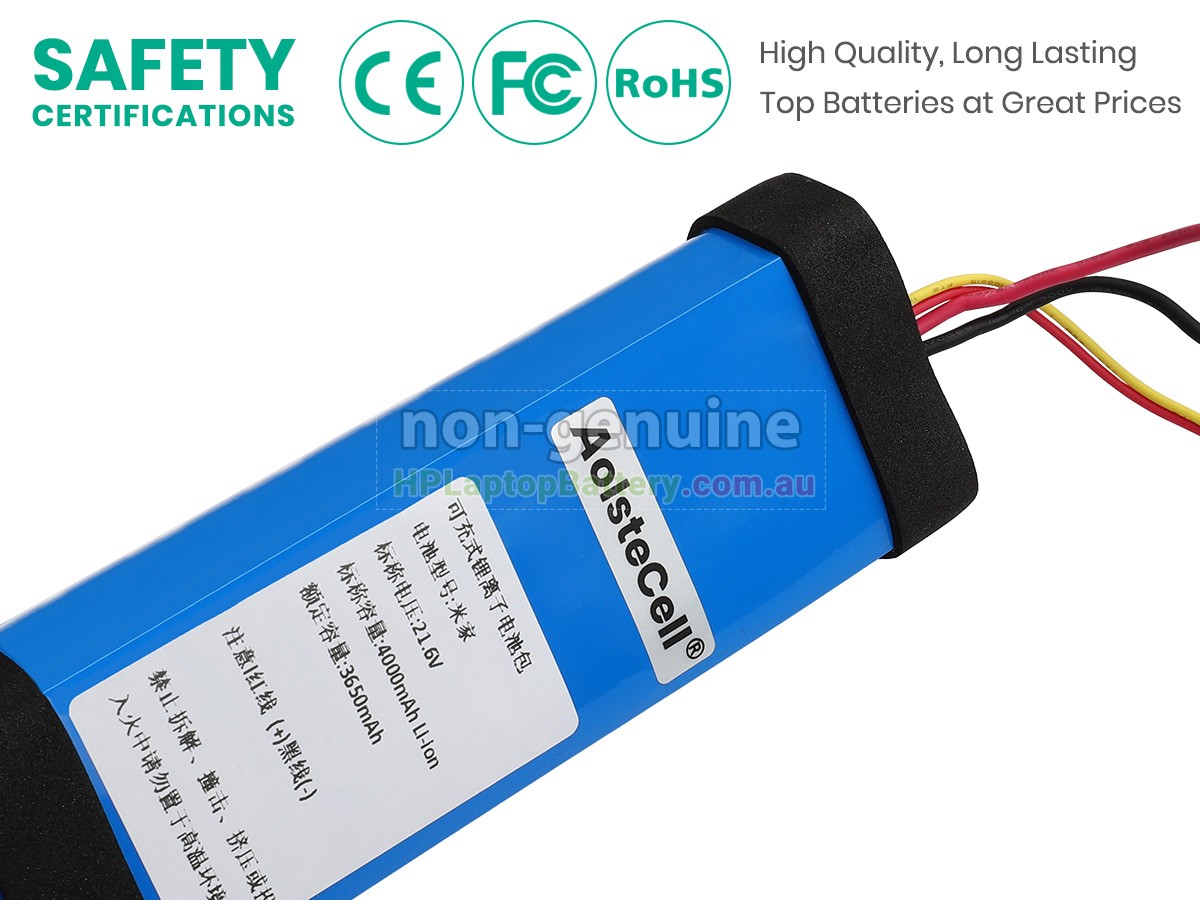 Battery for XiaoMi TRUCLEAN W10 ULTRA WET DRY VACUUM laptop