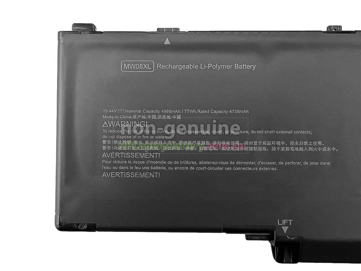 Battery for HP MW08077XL laptop