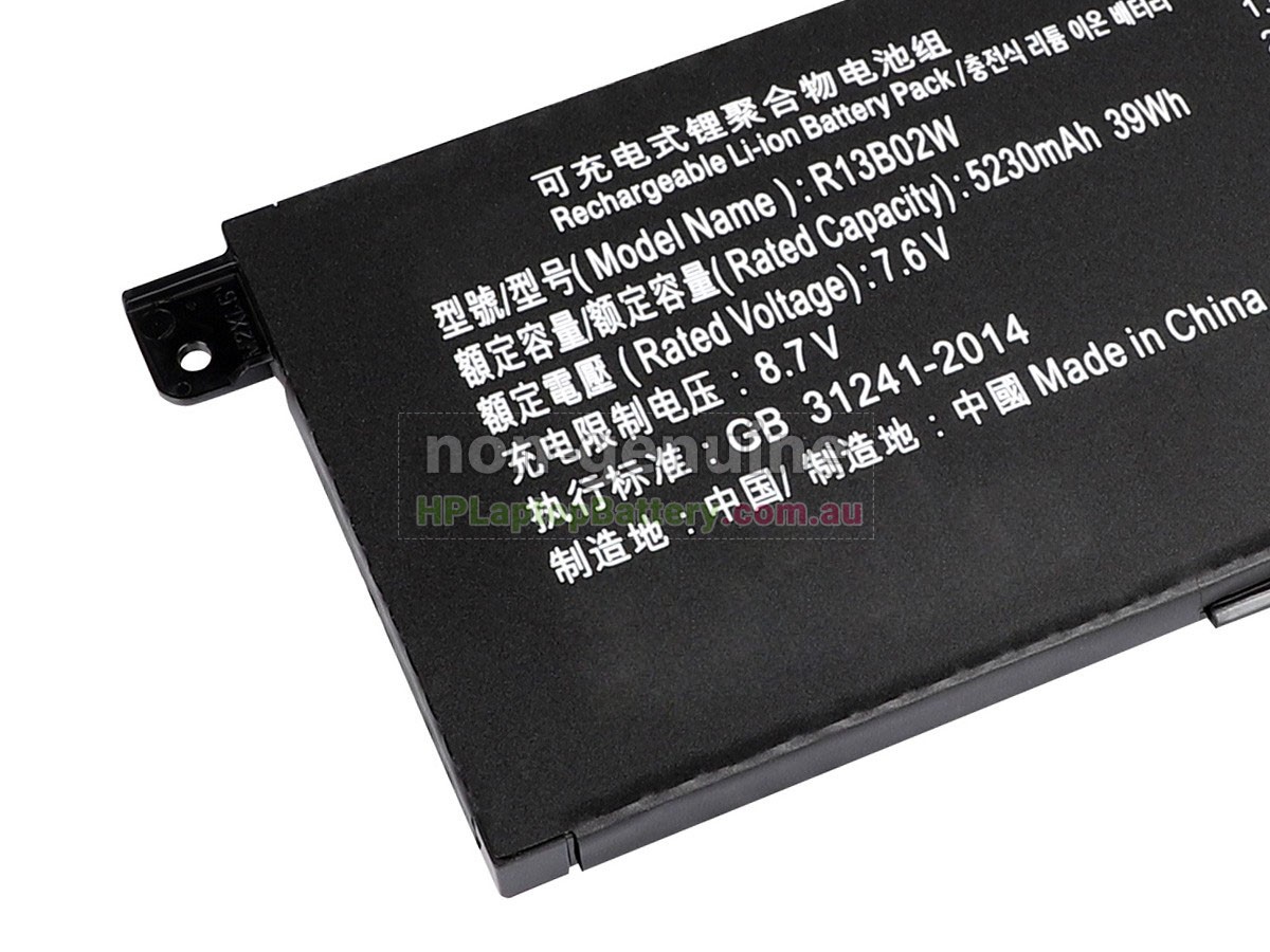 Battery for XiaoMi MI AIR 13.3 laptop