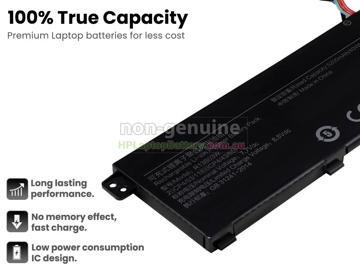 Battery for XiaoMi R13B03W laptop
