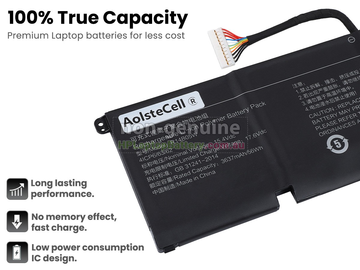 Battery for XiaoMi 1007664-733719-1 laptop