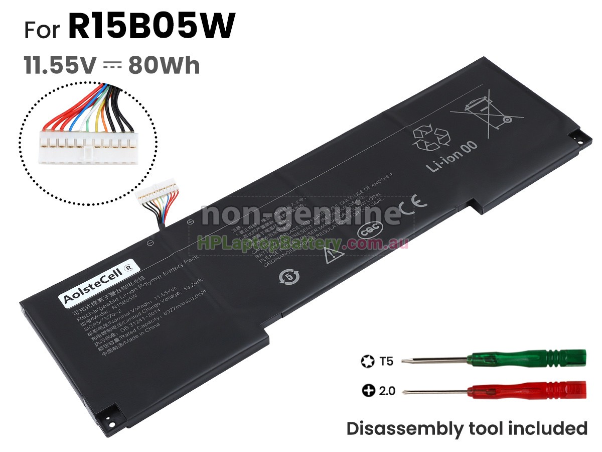 Battery for XiaoMi R15B05W(3ICP5/73/70-2) laptop