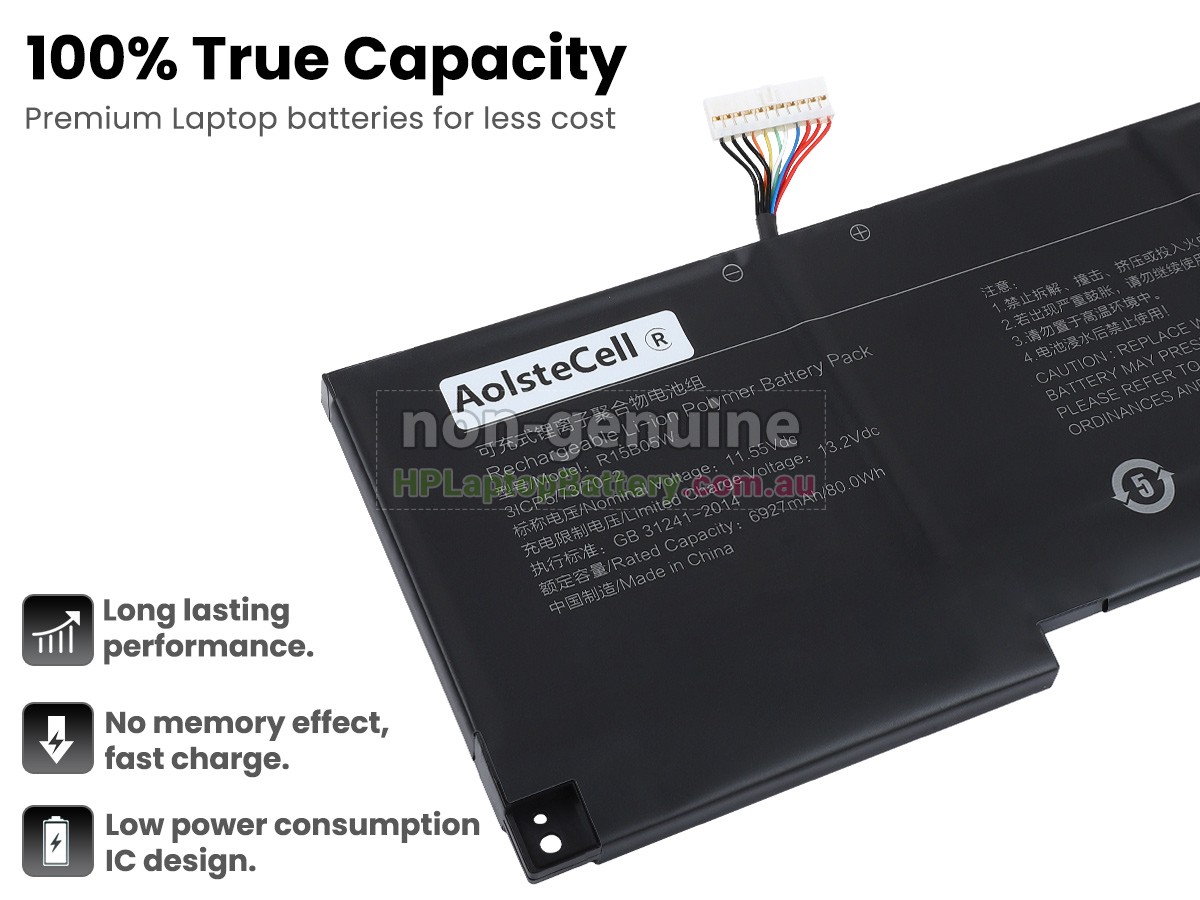 Battery for XiaoMi R15B05W(3ICP5/73/70-2) laptop