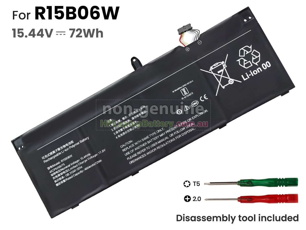Battery for XiaoMi RMA2204-AB laptop
