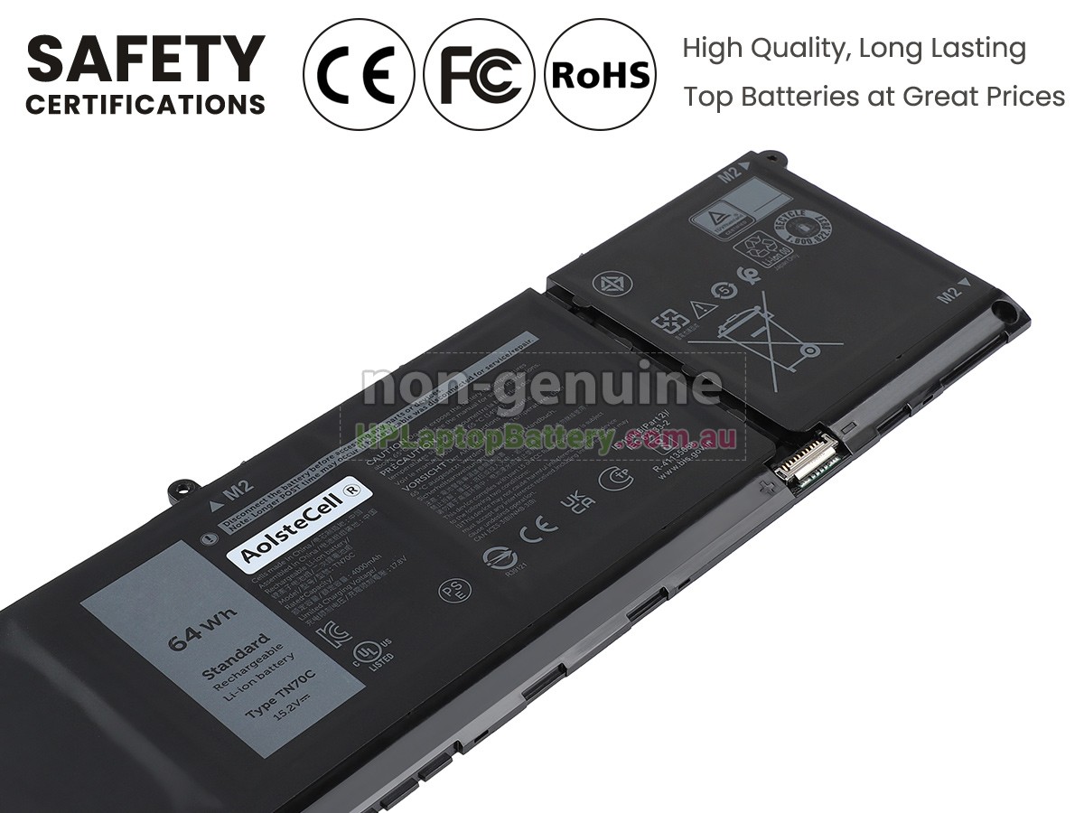 Battery for Dell P133F001 laptop