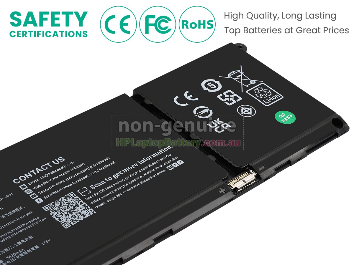 Battery for Dell Inspiron 13 5310 laptop