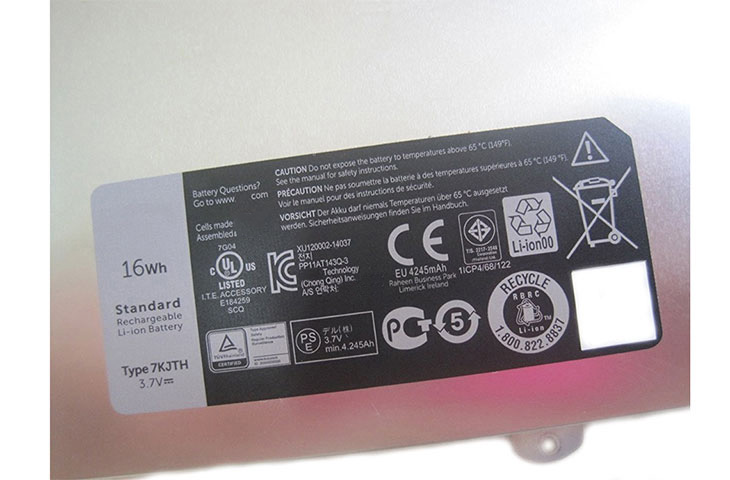 Battery for Dell Venue 8 Pro 3845 laptop