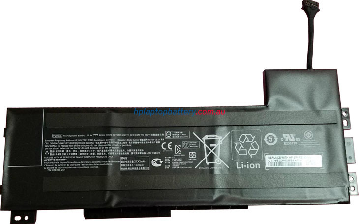 Replacement Battery For HP ZBook 15 G3/G4 - 90Wh 11.4V VV09XL 808452-001
